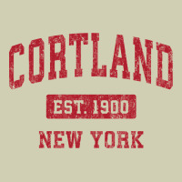 Cortland New York Ny Vintage Sports Design Red Design Sweat Heavy Core Tee | Teevron