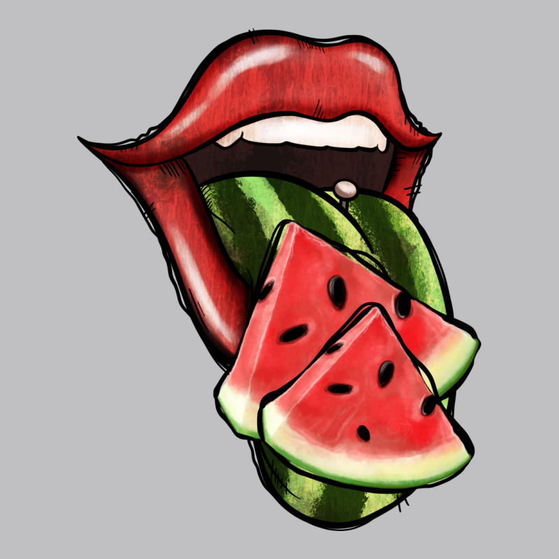 Watermelon Tongue Long Sleeve Tee by Jasminsmagicworld | Teevron