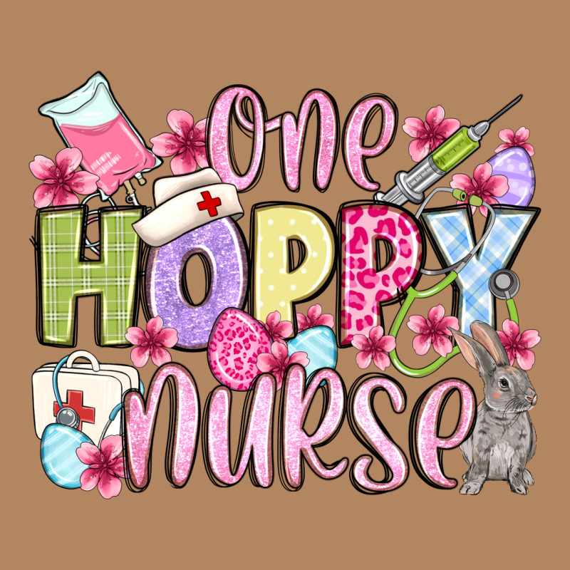 Easter Day One Hoppy Nurse Long Sleeve Tee by OliviaCreatesArt | Teevron