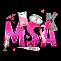 Breast Cancer Msa Medical Support Assistant Ladies Tee | Teevron