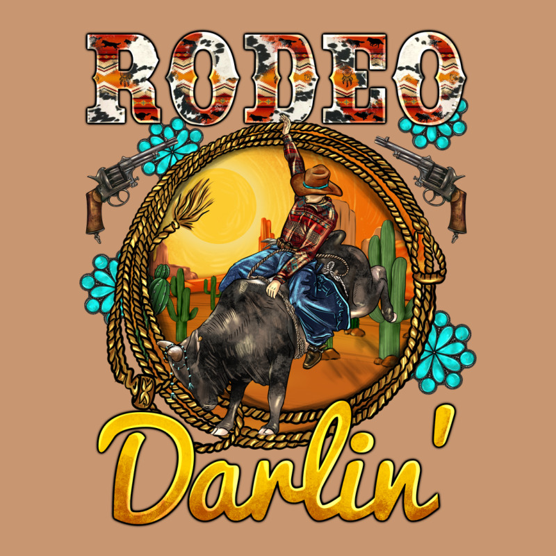 Western Rodeo Darlin' Sunset Sunflowers Weapon Heavyweight Hoodie by BarkalooDesign | Teevron