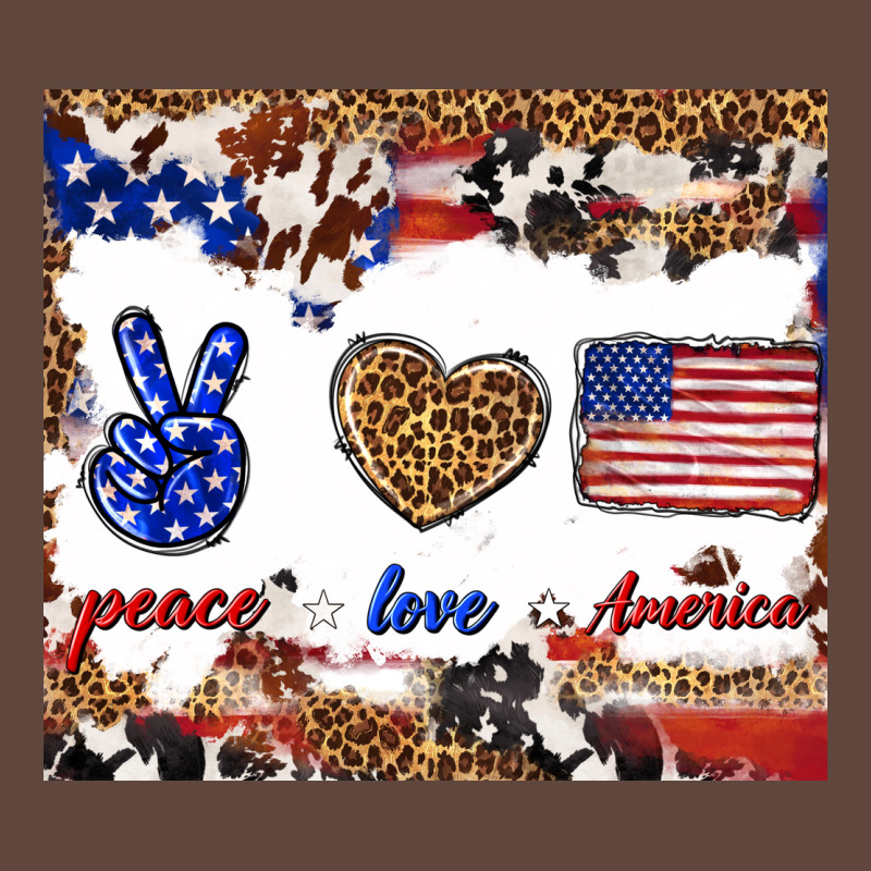 Peace Love America Classic Tee by TumblerDesignByShophia | Teevron