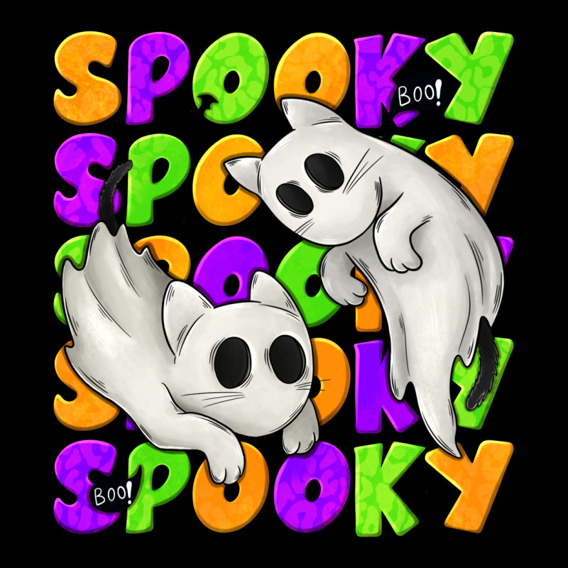 Spooky With Ghost Cats Premium Tee by texasbilliewilder | Teevron