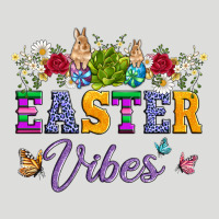 Easter Vibes And Butterfly With Bunny And Flowers Zipper Hoodie | Teevron