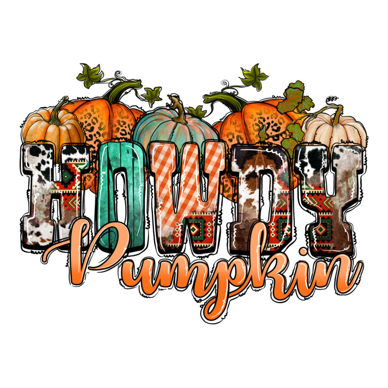 Western Howdy Pumpkin Premium Tee by NancyCooperArtShop | Teevron