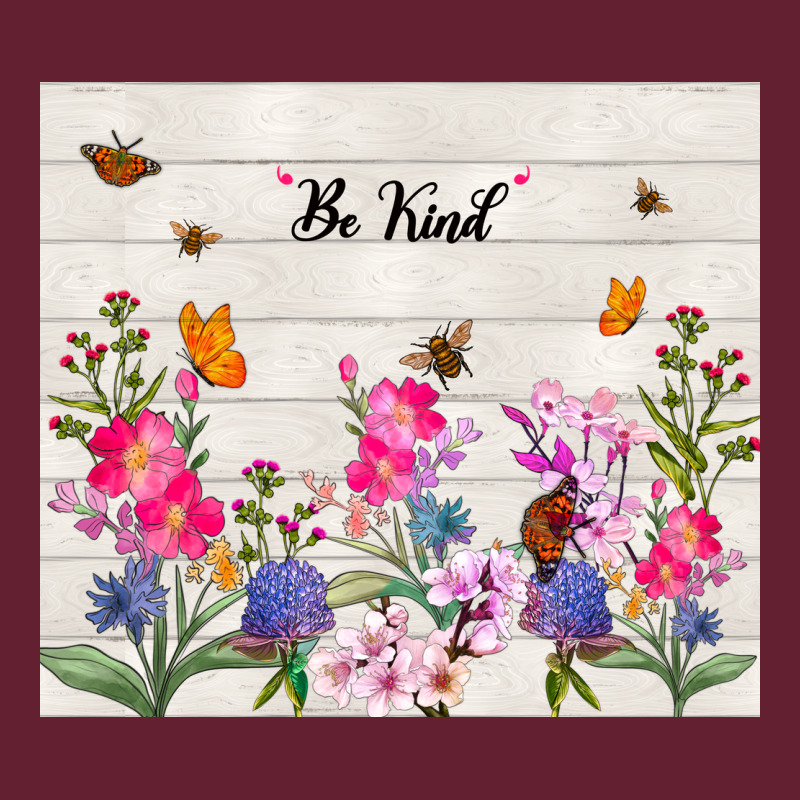 Be Kind Wildflower Classic Tee by TumblerDesignByShophia | Teevron