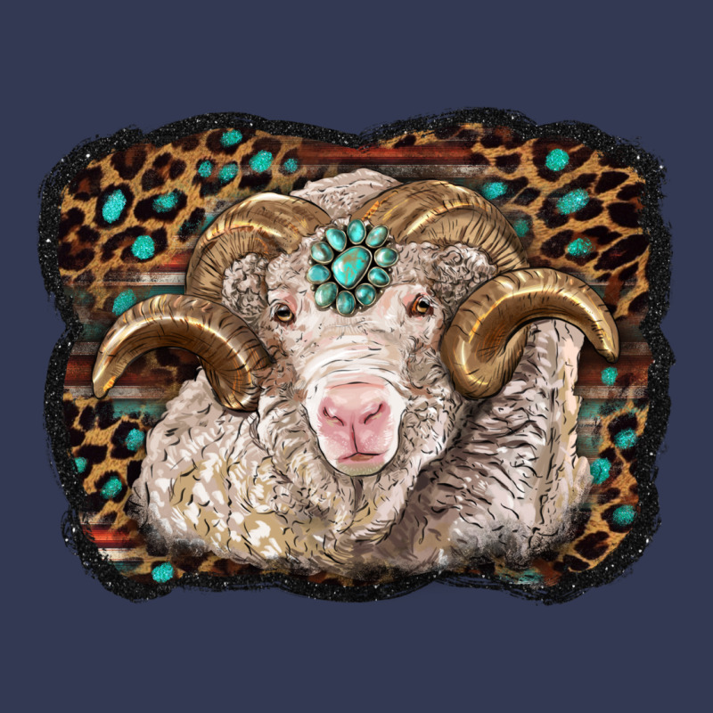 Merino Ram With Leopard Background Heavyweight Hoodie by BarkalooDesign | Teevron