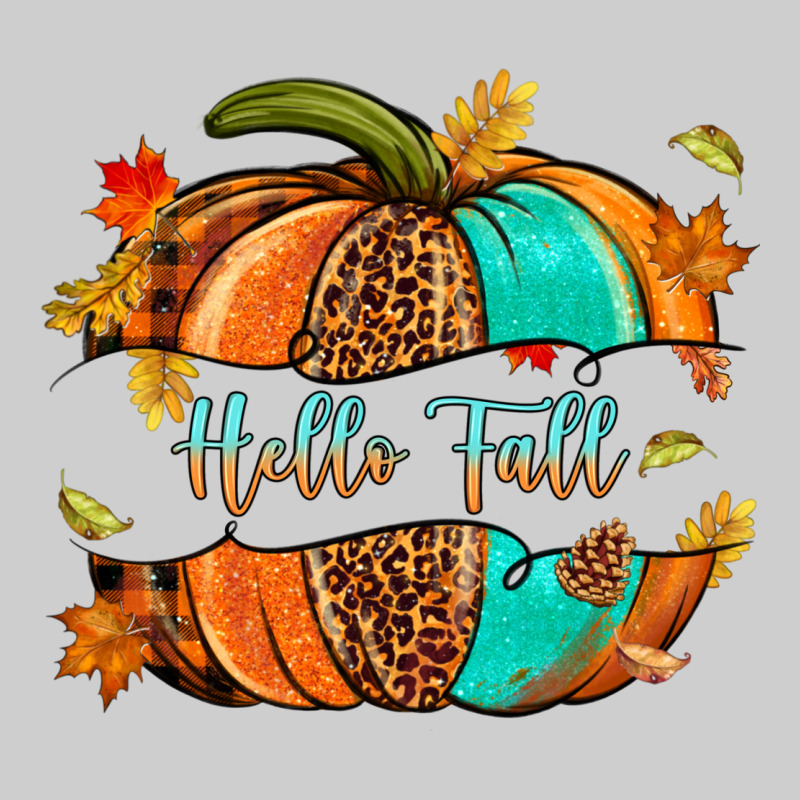 Pumpkin Hello Fall Premium Tee by NancyCooperArtShop | Teevron