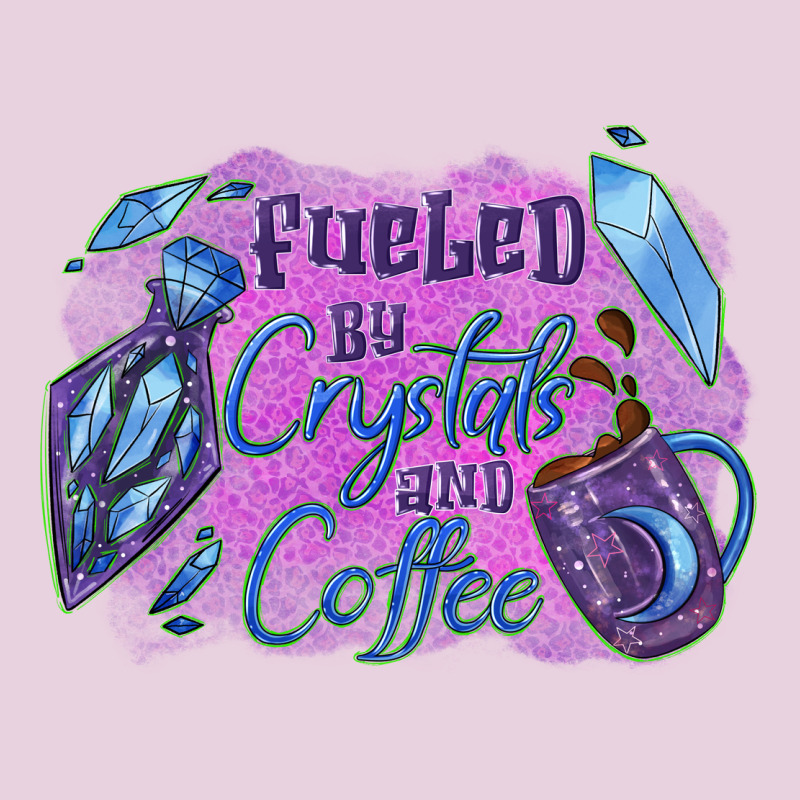 Fueled By Crystals And Coffee Halloween Ladies Tee by NancyCooperArtShop | Teevron