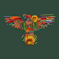 Thunderbird  Wild Soul With Sunflower Serape Aztec Zipper Hoodie | Teevron