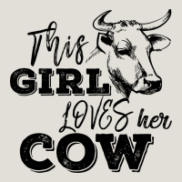 This Girl Loves Her Cow Heavy Core Tee | Teevron