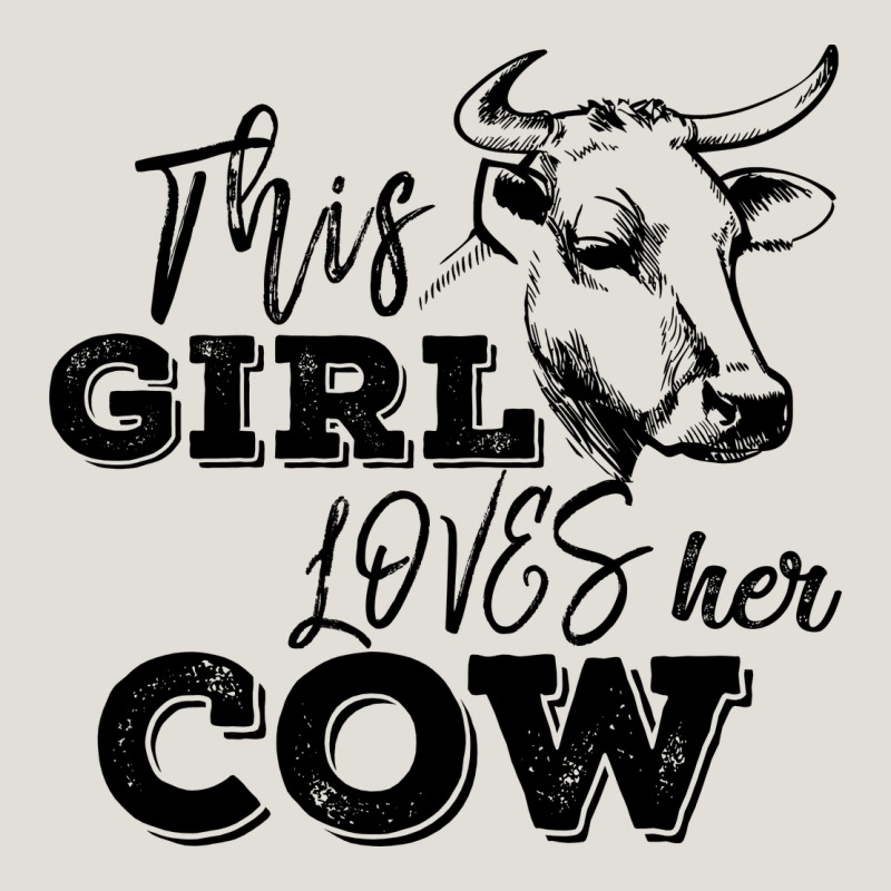 This Girl Loves Her Cow Heavy Core Tee by Bettercallsaul | Teevron