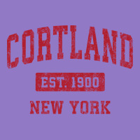 Cortland New York Ny Vintage Sports Design Red Design Sweat Urban Hoodie | Teevron