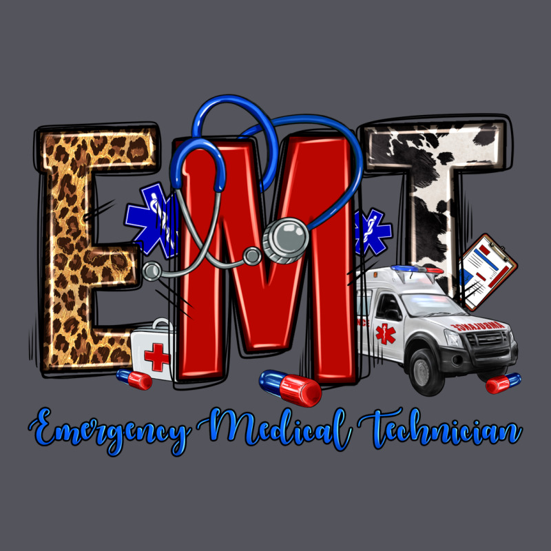 Emt Emergency Medical Technician Vintage Hoodie by OliviaCreatesArt | Teevron