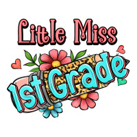 Little Miss First Grade Premium Tee | Teevron