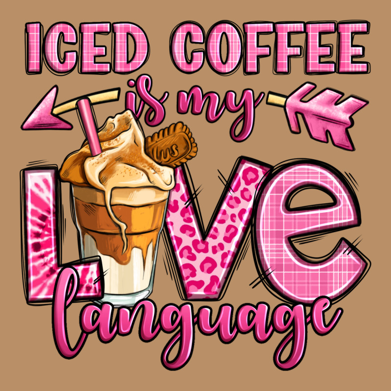 Iced Coffee Is My Love Language Vintage Hoodie by OliviaCreatesArt | Teevron