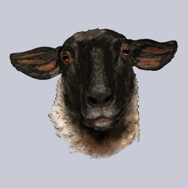 Suffolk Ewe Head Heavyweight Hoodie by BarkalooDesign | Teevron