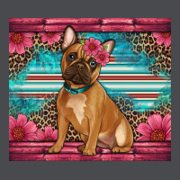 French Bulldog Floral Zipper Hoodie | Teevron