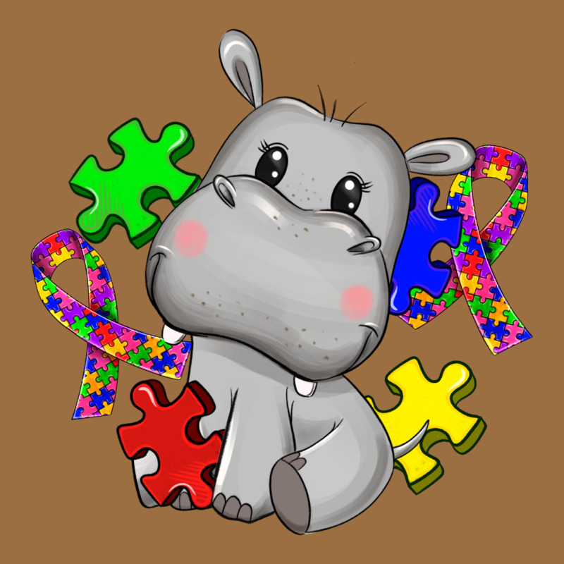 Autism Hippopotamus Vintage Tee by CowGirlArtShop | Teevron