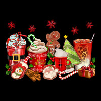 Christmas Coffee Cups Ladies Tee | Teevron