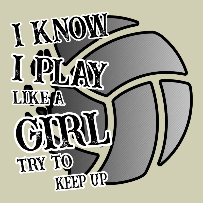 I Know I Play Like A Girl Try To Keep Up Volleyball Heavy Core Tee by Bettercallsaul | Teevron