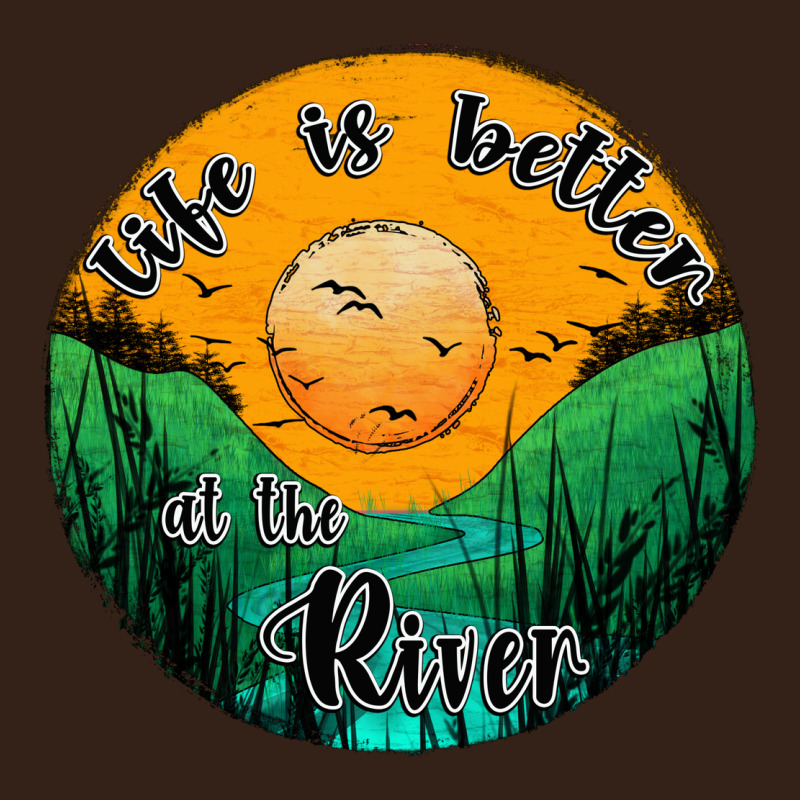 Life Is Better At The River Heavy Core Tee by JahusDesignShop | Teevron