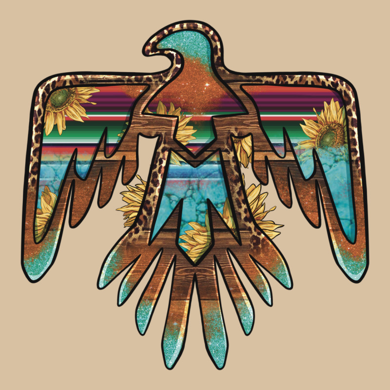 Thunderbird With Sunflowers Heavyweight Hoodie by BarkalooDesign | Teevron
