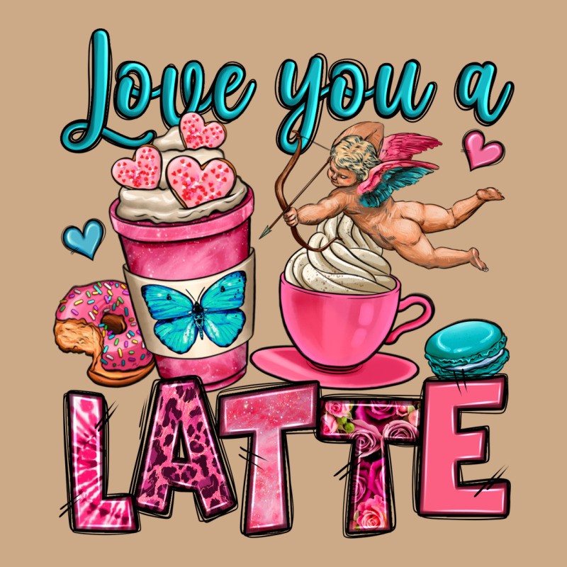 Love You A Latte Vintage Hoodie by OliviaCreatesArt | Teevron