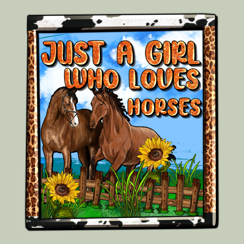 Western Just A Girl Who Loves Horses Long Sleeve Tee by OliviaCreatesArt | Teevron