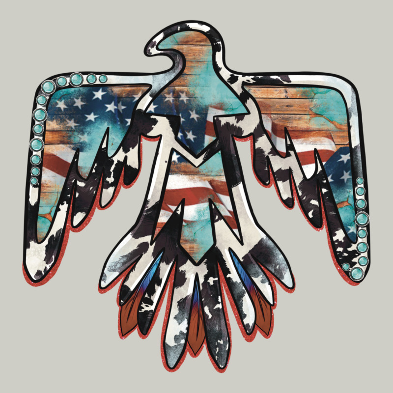 American Flag Thunderbird Heavyweight Hoodie by BarkalooDesign | Teevron