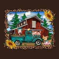 Western Barn With Farm Animals Heavy Core Tee | Teevron