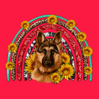 German Shepherd Rainbow Zipper Hoodie | Teevron