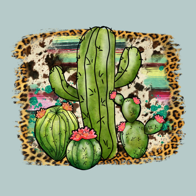 Serape Cowhide Cactus Heavy Core Tee by JahusDesignShop | Teevron