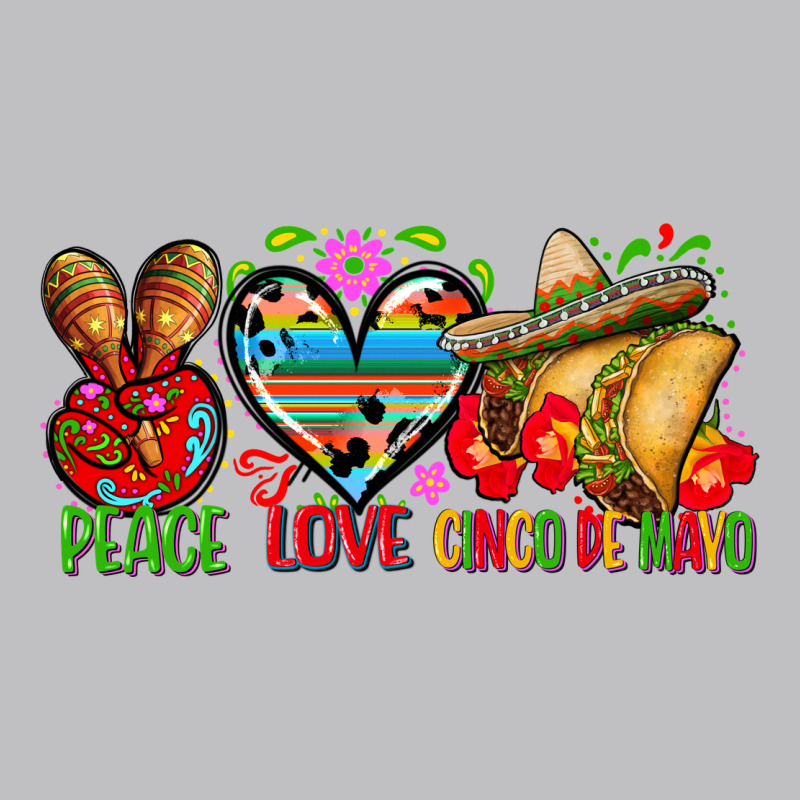 Peace Love Cinco De Mayo Long Sleeve Tee by FaDigitalArtStudio | Teevron