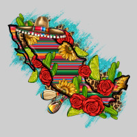 Mexico Map With Leopard And Sunflowers Premium Tee | Teevron