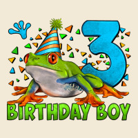 Birthday Boy Frog Age 3 Premium Hoodie | Teevron
