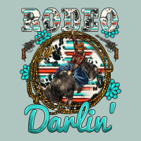 Western Rodeo Darlin' Bullfighter Serape Cowhide Turquoise Gemstones Premium Sweatshirt | Teevron