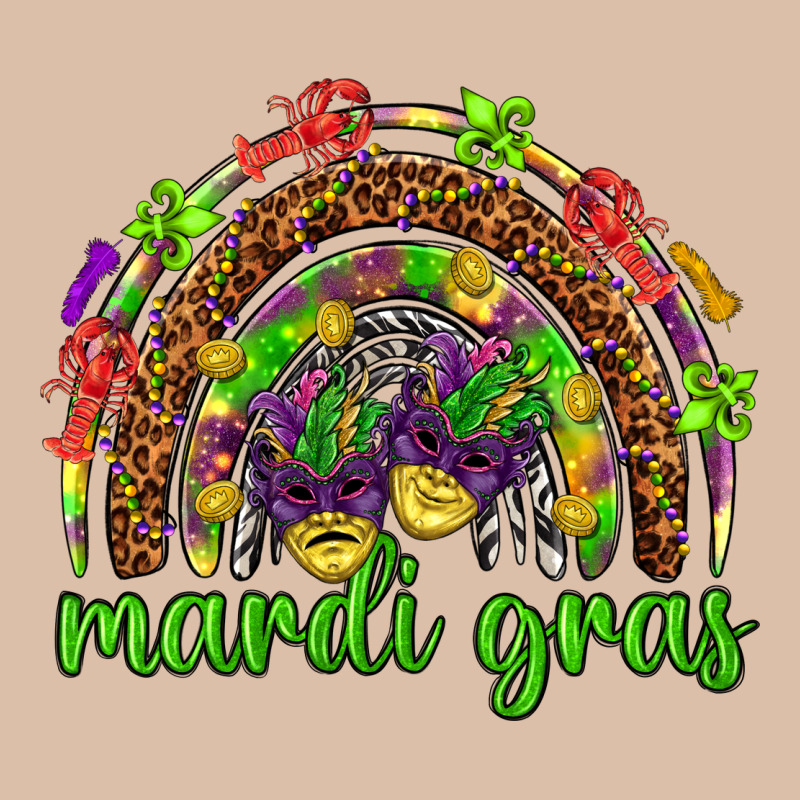 Mardi Gras Rainbow And Masks Urban Heavy Tee by HowdyJamesFarm | Teevron