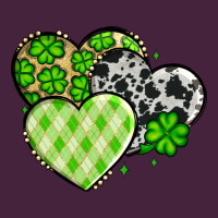 St. Patrick's Day Cowhide Hearts Long Sleeve Tee | Teevron