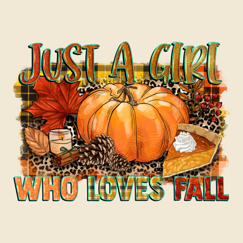 Just A Girl Who Loves Fall Ladies Tee by NancyCooperArtShop | Teevron