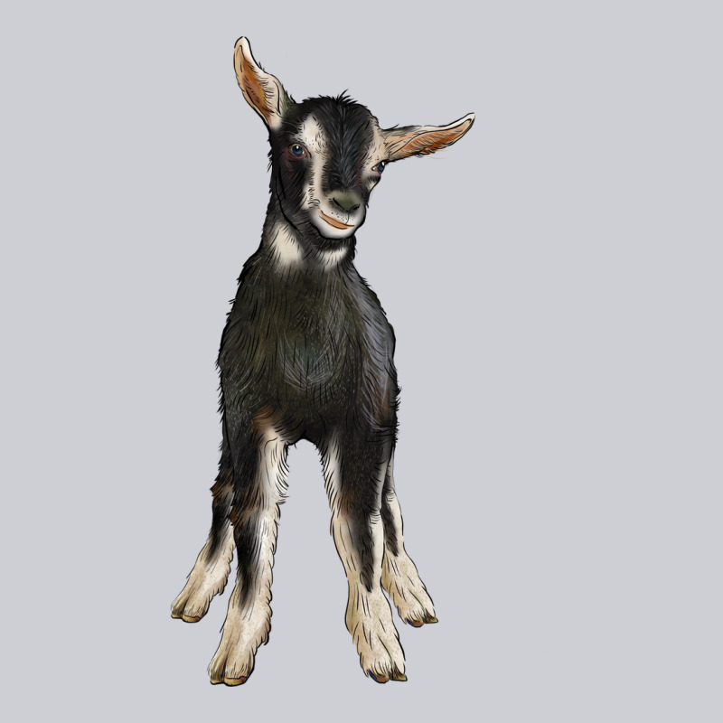 Hand Drawn Baby Alpine Goat Heavyweight Sweatshirt by LillyAllenDesigns | Teevron