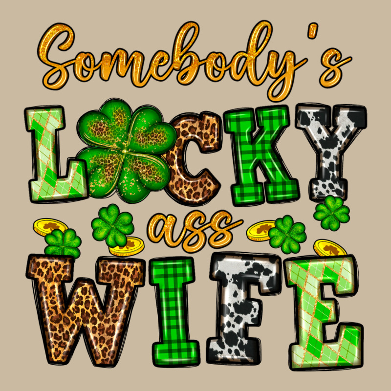 St. Patrick's Somebody’s Lucky Ass Wife Long Sleeve Tee by OliviaCreatesArt | Teevron