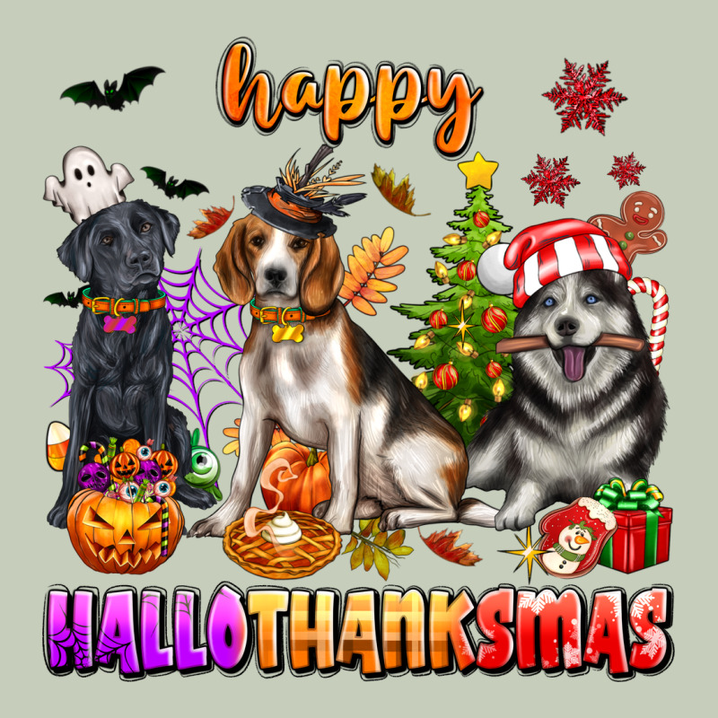 Happy Hallothanksmas Dogs Ladies Tee by texasbilliewilder | Teevron