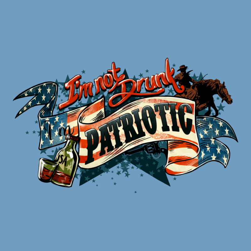 I'm Not Drunk I'm Patriotic 4th Of July Urban Heavy Tee by HowdyJamesFarm | Teevron
