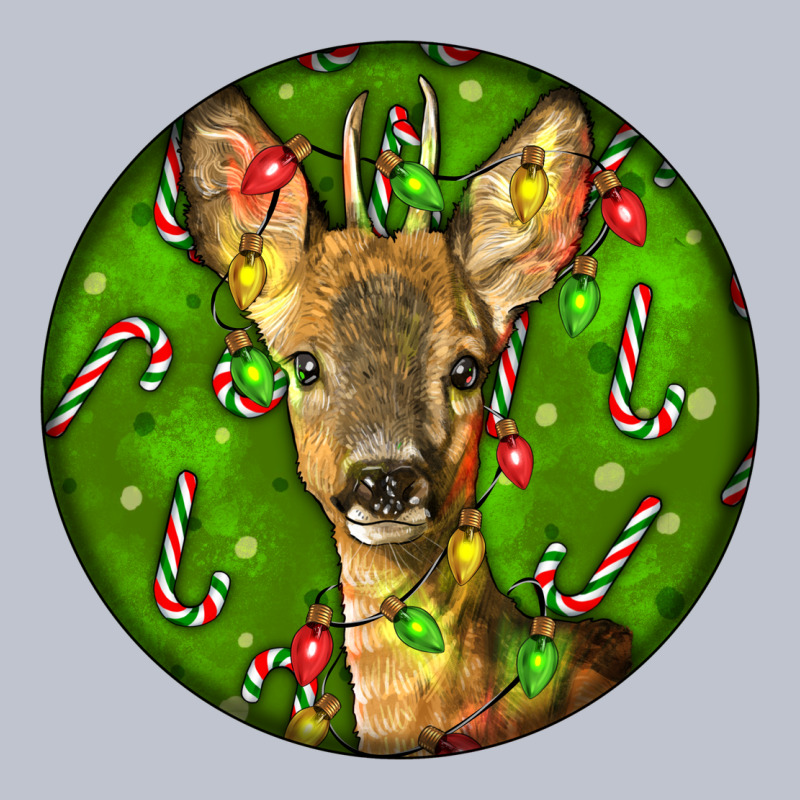Red Brocket Deer Christmas Premium Hoodie by LillyAllenDesigns | Teevron