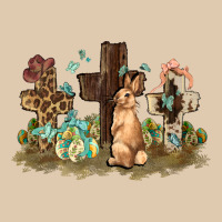 Western Rabbit Bunny With Crosses Easter Day Classic Tee | Teevron