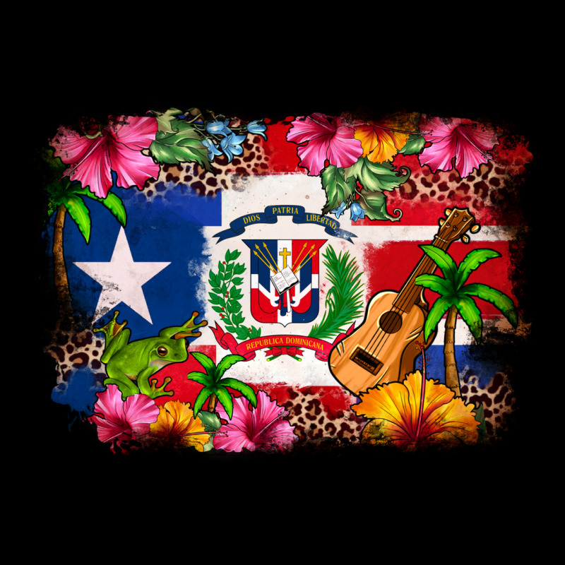 Dominican Republic And Puerto Rico Flag Premium Tee by texasbilliewilder | Teevron