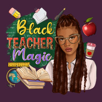 Black Teacher Magic With Afro Premium Tee | Teevron