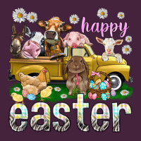 Happy Easter Truck With Farm Animals Easter Day Classic Tee | Teevron
