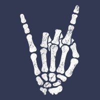 Rock Hand Sign Skeleton Rock N Roll Halloween Faux Pocket Heavyweight Hoodie | Teevron